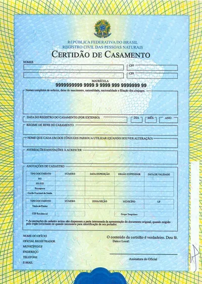 Tradução de Certidão de Casamento nos Estados Unidos